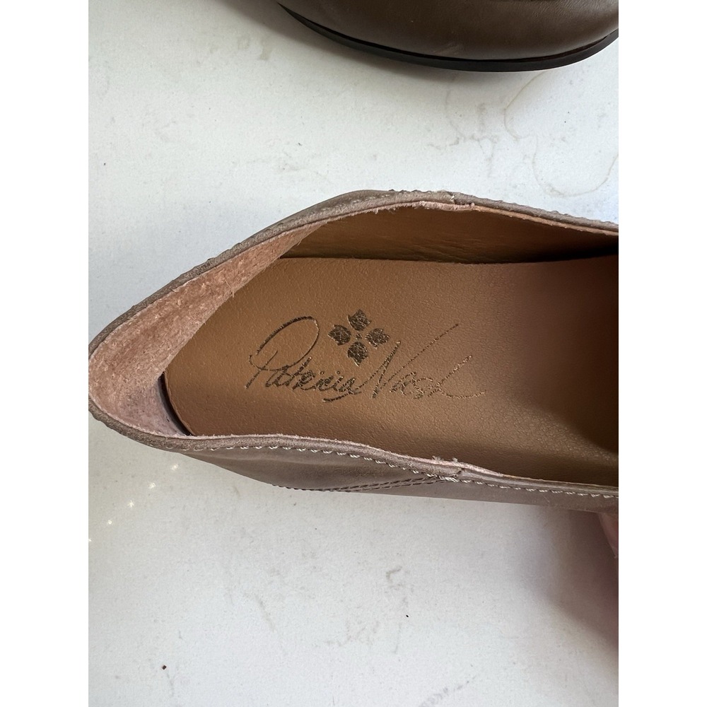 Patricia Nash Leather Loafers Flats Brown Women's 8M Designer Quiet Luxury - Picture 6 of 8